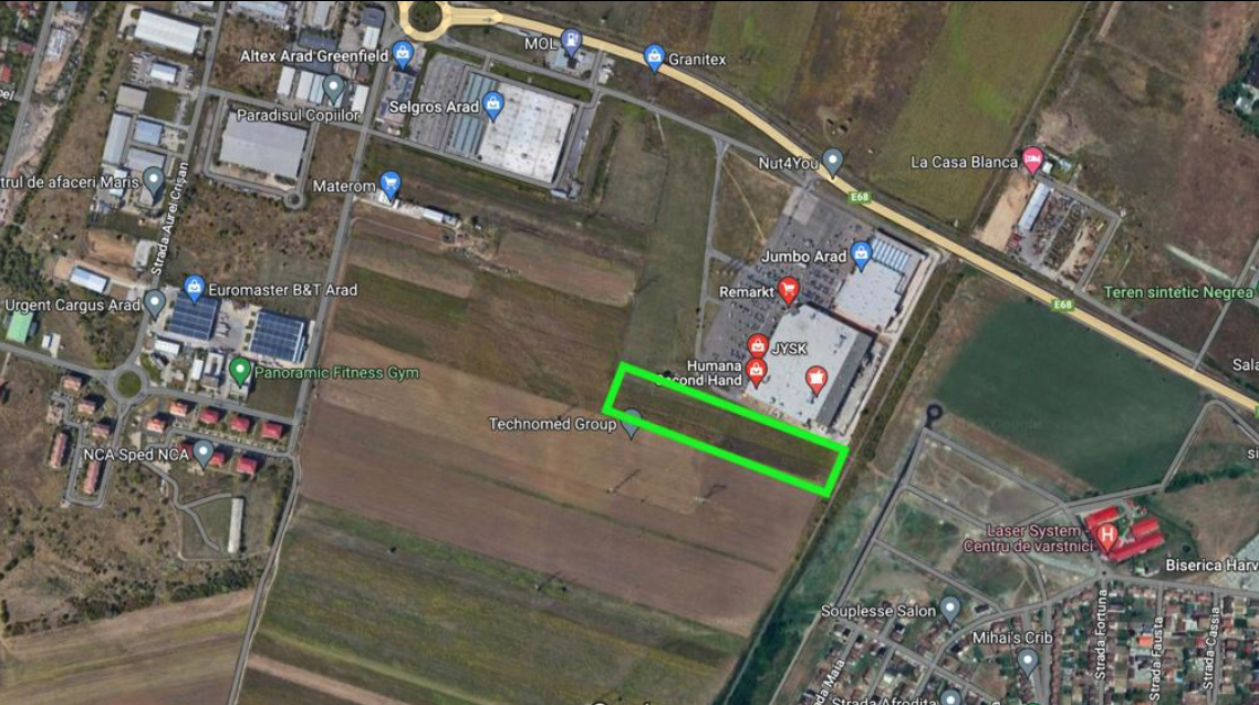 Arad zona industriala Jumbo - Remarkt